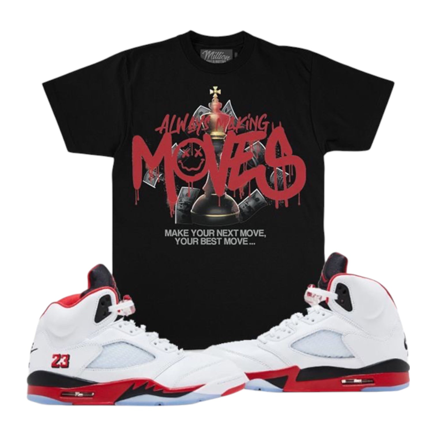 MILLION DOLLA MOTIVE: Always Making Moves SS Tee